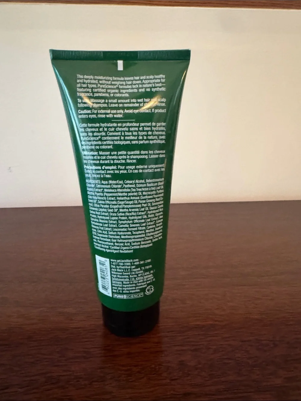 Jack Black Nourishing Hair & Scalp Conditioner - Tea Tree Oil & Basil Leaf 10 oz